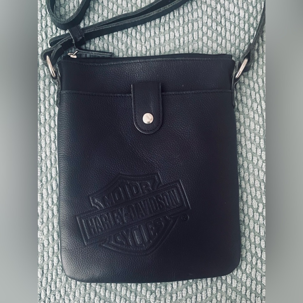 Harley Davidson genuine leather crossbody